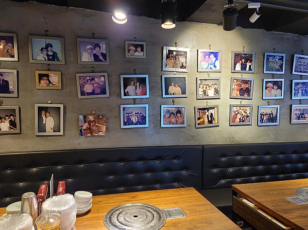 店内にはオダリチプに食べに来た芸能人の写真がいっぱい飾ってあります。