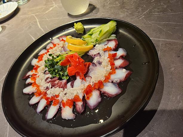 たこのカルパッチョ。