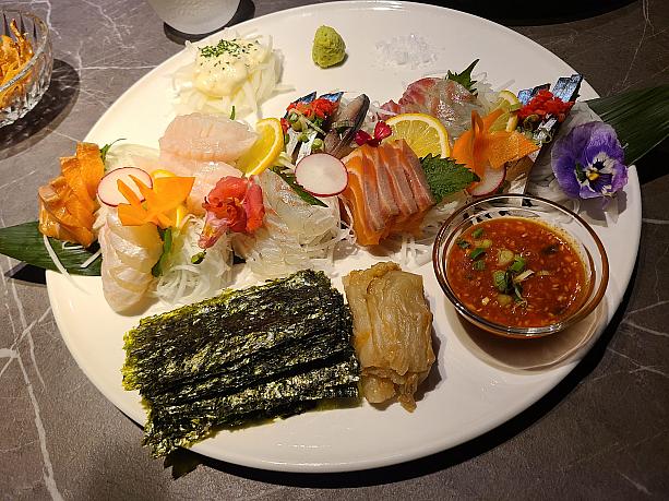 韓国の日本食レストランバーではこんな料理が食べられますよ！