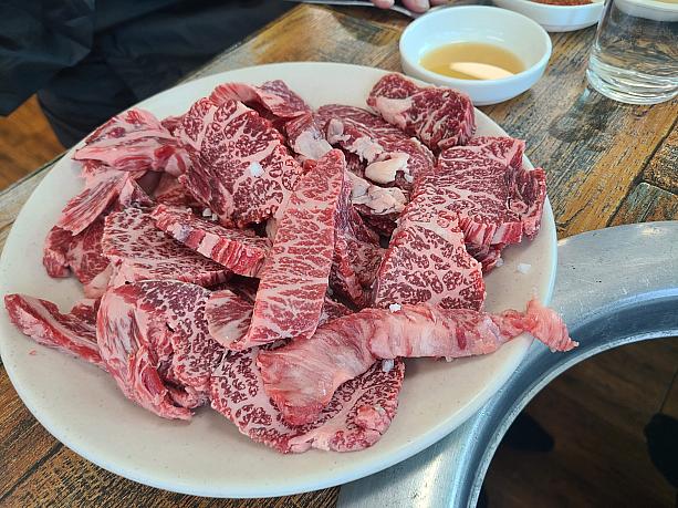 韓国産牛肉がおいしい！