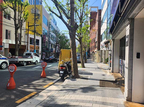 人通りが少なく、ゆっくり釜山のお散歩ができますよ~