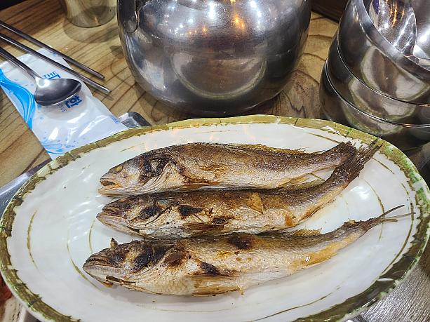 焼き魚も