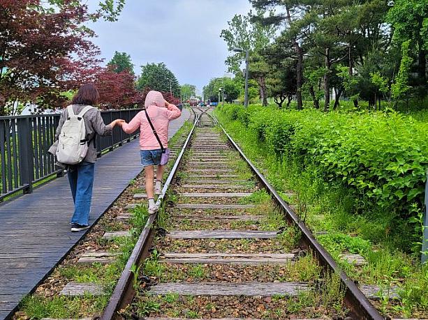 線路を歩けちゃうのもロマンがあって素敵です。