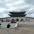 朝鮮時代の王宮址、景福宮（キョンボックン）。今日もたくさんの観光客が訪れています~！