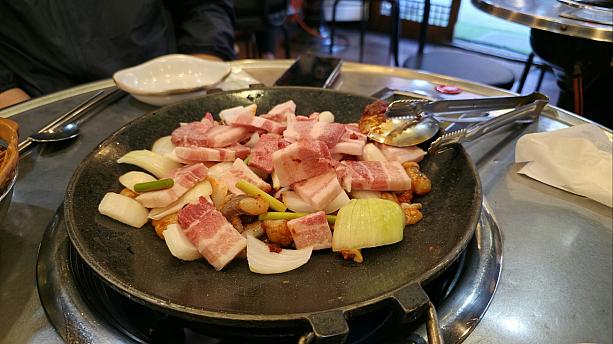 サムギョプチュクミを注文～♪