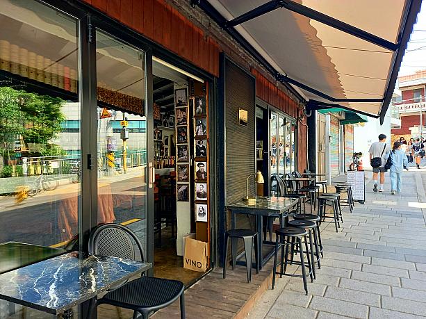テラスのあるお店が多いですね~。