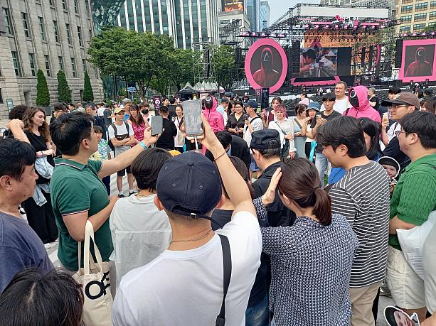 イカゲームにちなんだ体験イベントも！