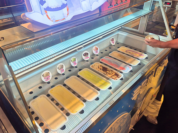 アイスクリームの種類も多めです！テンションあがっちゃいます。