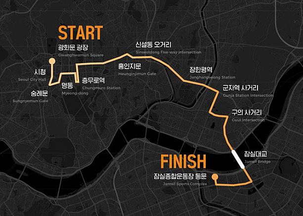 11/16★MBNソウルマラソン＠光化門広場～蚕室総合運動場ソウルでマラソン