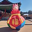 南山コル韓屋村は福を呼ぶ馬がお出迎え~。今年は馬のように飛躍する年になりますように~！！