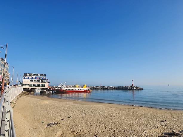 釜山の海を満喫