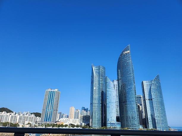 釜山の高層ビル、マリンシティー