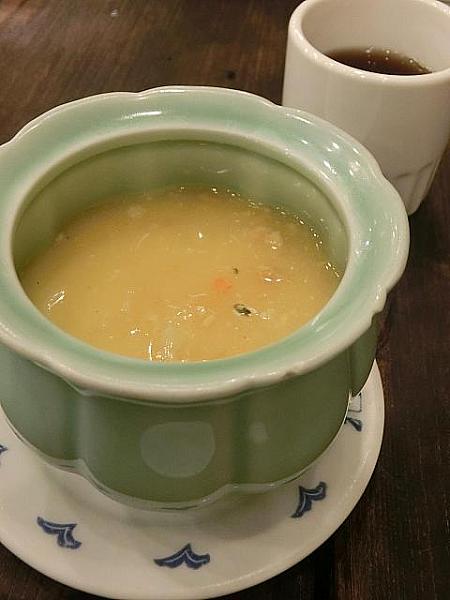 茶碗蒸しの上海蟹ミソあんかけ