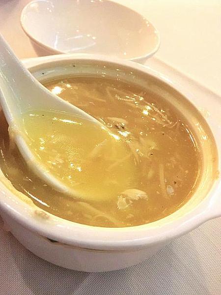 松茸風味のとろみスープ