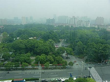 緑あふれる繁華街・中山公園エリアを一望できます。