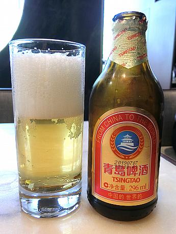 青島ビール（小瓶18元）
