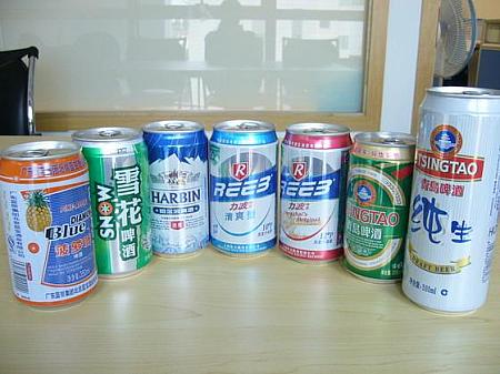 中国ビール☆飲み比べ