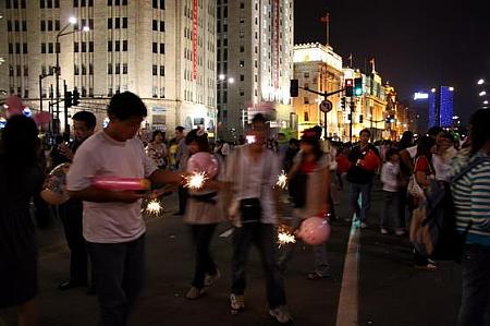 国慶節の上海 （2007年）