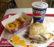 中国KFC初の牛肉メニュー♪ -北京西路
