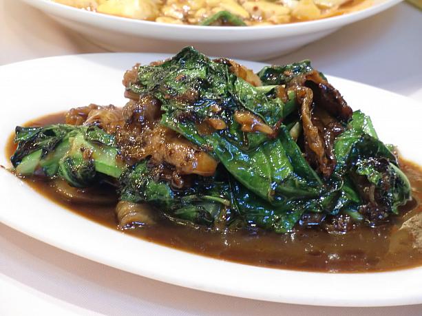 四川料理店ではありますが、上海人の味覚に合うよう甘口の料理がメインです。