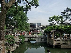 「拙政園」をはじめとする世界文化遺産の古典園林が点在する古城区。