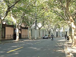 味のあるストリートはフランス租界エリアに多い