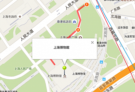 VPNを使わない場合、『上海ナビ』掲載の詳細地図は見られません