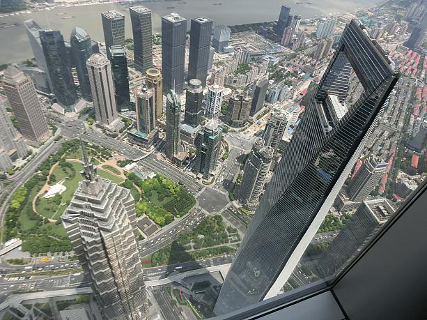 「上海中心大厦」からの眺め