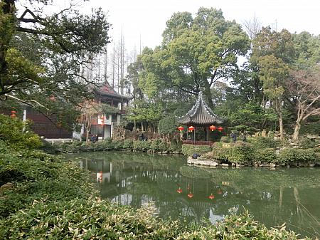 「曲水園」は上海の奥座敷といった雰囲気