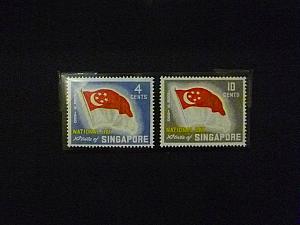 1960年に発行された国旗の絵柄の切手