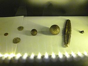ジャワ島で使われていた弾丸状の硬貨