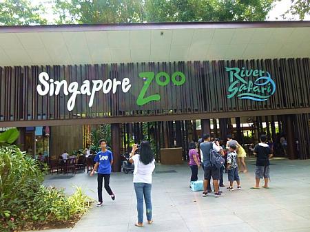 シンガポール動物園と共通のチケット売り場