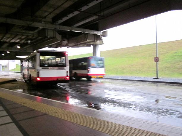 バスがすごいスピードで去っていき、カメラがついていきません・・・・。