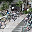 駅前にはなぜか自転車がたくさん。