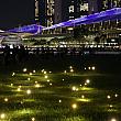 マリーナのイベント「i Light Singapore」に行ってきました！こちらは「 Firefly Field」の展示。ほんとに蛍みたいに見えます。