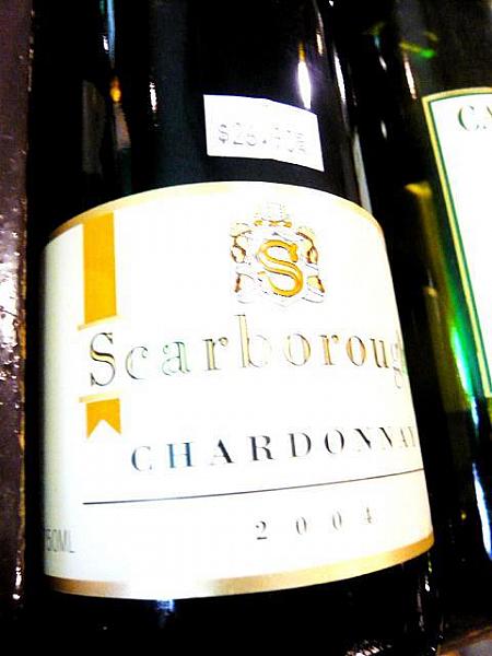 <B>Scarborough A$26.90</B><BR>オーストラリアン・ワイン・センターで人気のワイン。