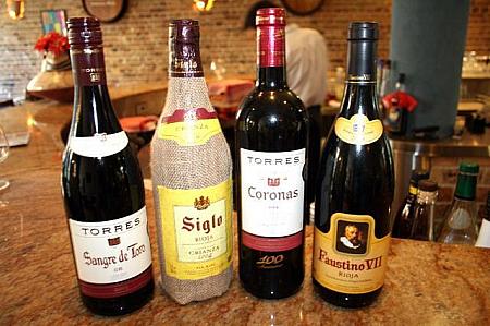 ワインはやはり、スペインものをメインに出しているとのこと。