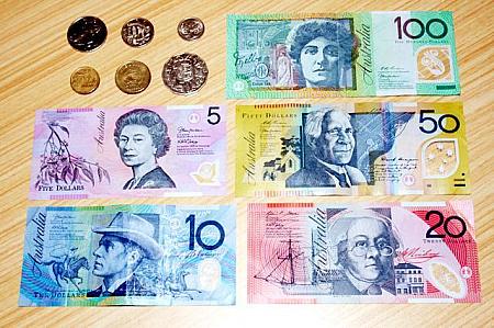 ■オーストラリアの通貨、シドニーの両替事情