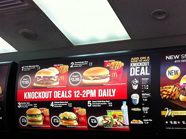 ちなみに12:00-14:00の間は「ノックアウト・ディールズ」と銘打ってお値打ち価格で楽しめますよ。