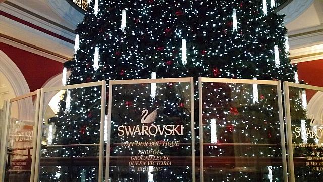 クイーン ビクトリア ビルディングのクリスマスツリー シドニーナビ