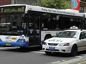 市内で一番安い交通手段はバス。シティ内なら178円。555の無料バスも活用したい。