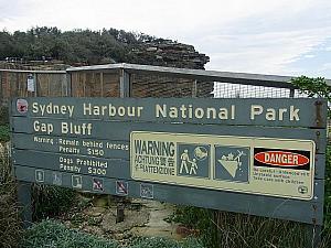 ザ･ギャップもシドニー国立公園の一部