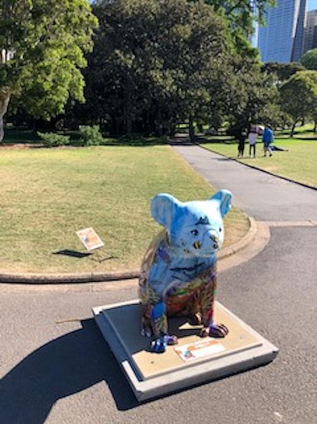 そしてオーストラリアのネイティブと言えばコアラ！
ただいまオージーアーティストにペイントされたコアラが24体ほど敷地内に展示されているそうです。