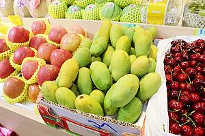 砂糖漬けやドライフルーツに使われることが多い青芒果(情人果)