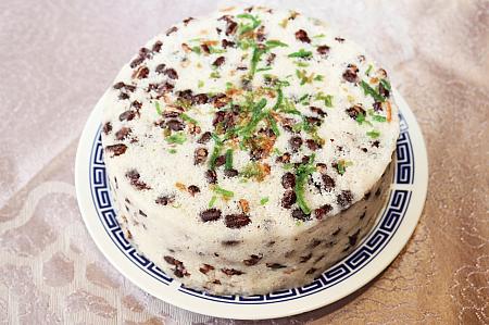 上海伝統菓子「紅豆鬆糕」
