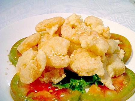 【鳳梨蝦球】海老のフライと特製フルーツソース　