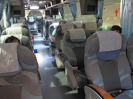 台湾東部路線がメインの葛瑪蘭客運は、新会社だけに、新しいバスが多くて座席がたいへん洗練されているのが魅力的。