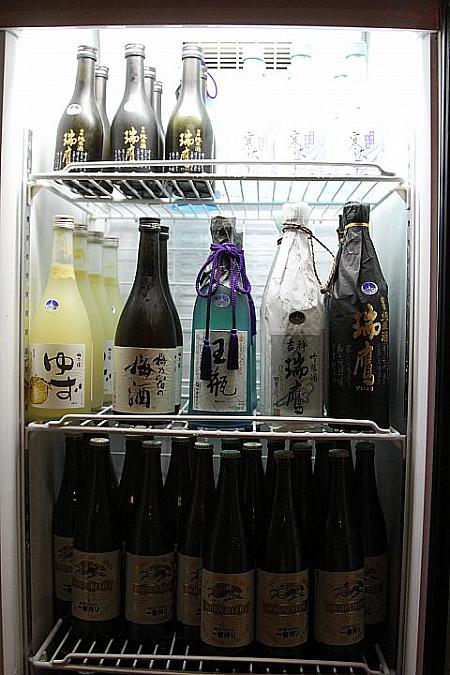 日本酒は陳教授が学んだ熊本にちなんで、熊本産をメインにセレクト