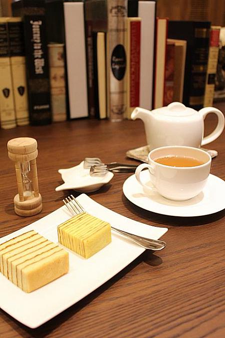 「荷蘭貴族手工蛋糕」などミルフィーユ系には紅茶がマッチ