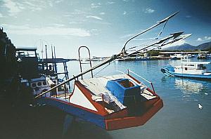 カジキ漁で使用するモリ